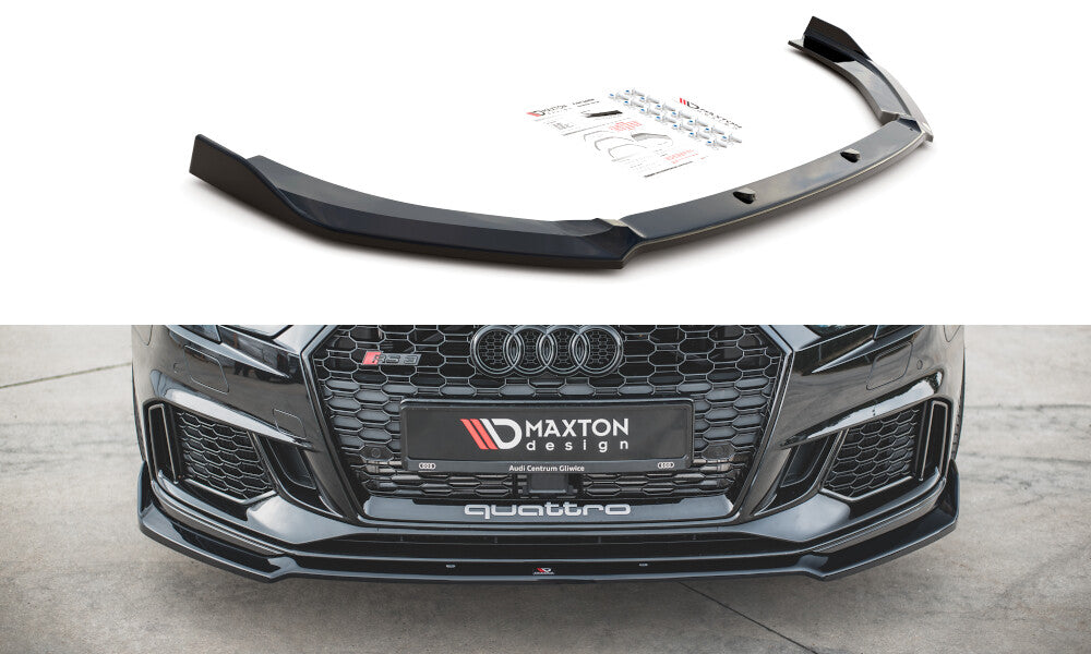 Cup Spoilerlippe Front Ansatz V.3 für Audi RS3 8V Facelift