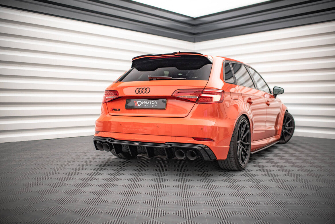 Heck Ansatz Diffusor V.2 für Audi RS3 8V Facelift