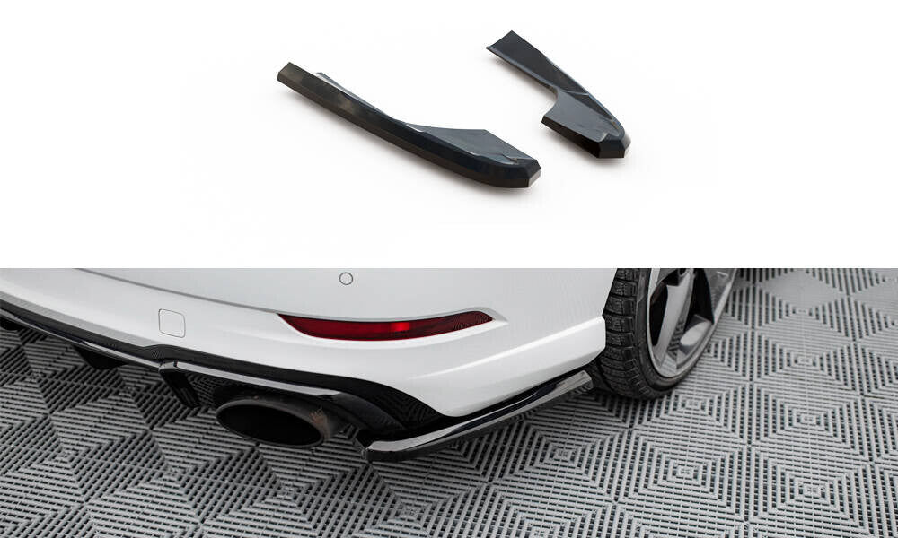 Heck Ansatz Flaps Diffusor V.2 für Audi RS3 Limousine 8V Facelift