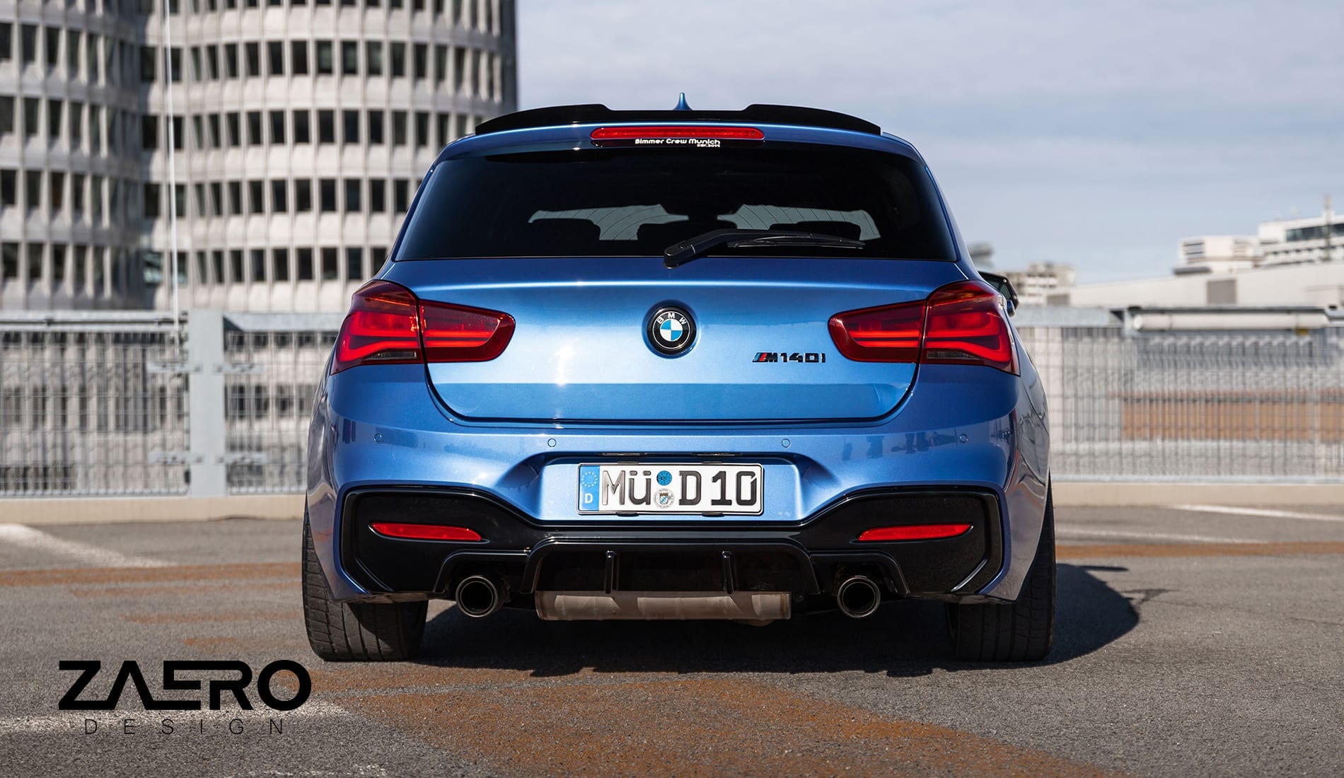 BMW M Performance Heckspoiler schwarz matt für 1er (F20, F20 LCI, F21, F21  LCI)
