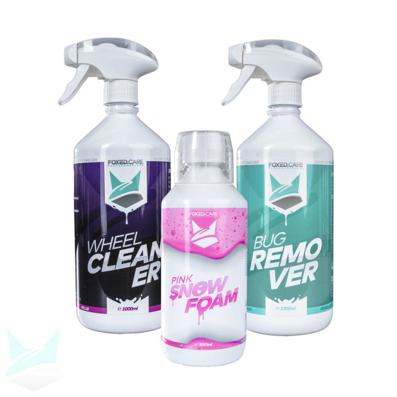 FoxedCare Pre-Cleaner Foam Set Pink