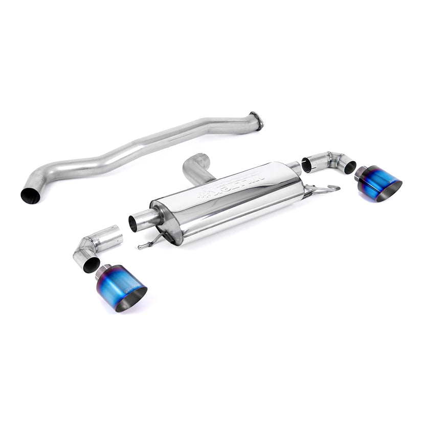 Milltek exhaust system from OPF suitable for Toyota Yaris GR